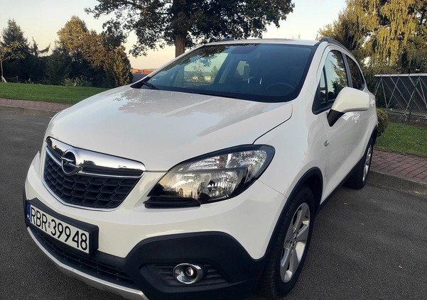 Opel Mokka cena 48500 przebieg: 155000, rok produkcji 2015 z Brzozów małe 704